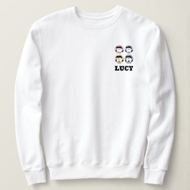 Peanuts | Lucy's Faces Sweatshirt (Design Front)