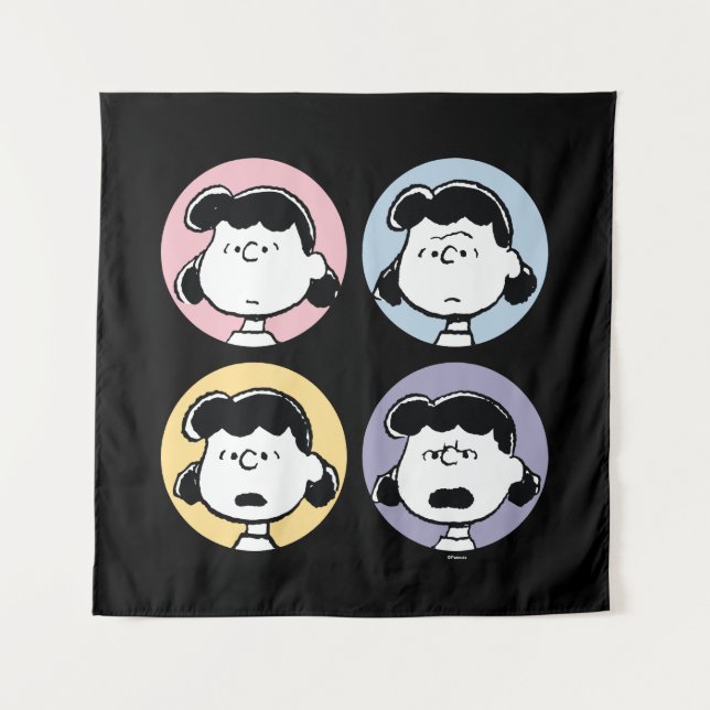 Peanuts | Lucy's Faces Tapestry (Front)
