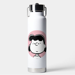 Peanuts   Lucy's Faces Water Bottle