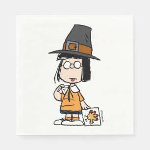 Peanuts Marcie Pilgrim Napkins