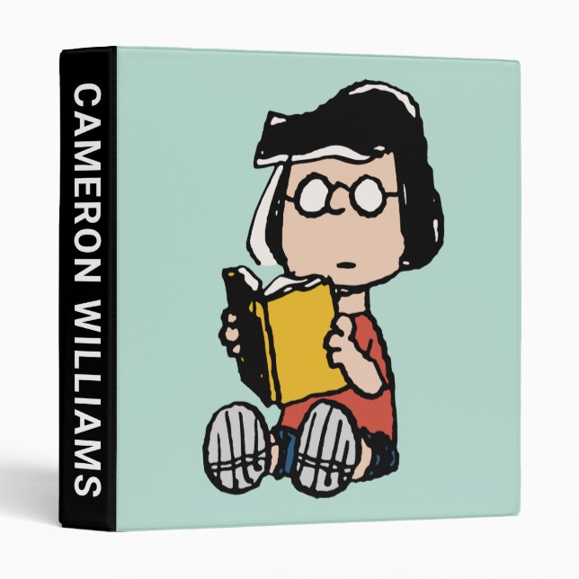 Peanuts | Marcie Reading 3 Ring Binder (Front/Spine)