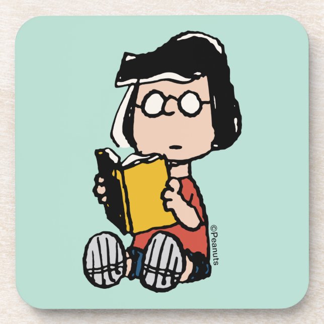 Peanuts | Marcie Reading Beverage Coaster (Front)