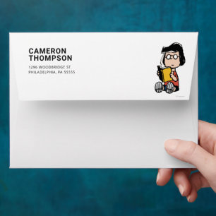 Peanuts Marcie Reading Envelope