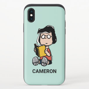 Peanuts Marcie Reading iPhone X Slider Case