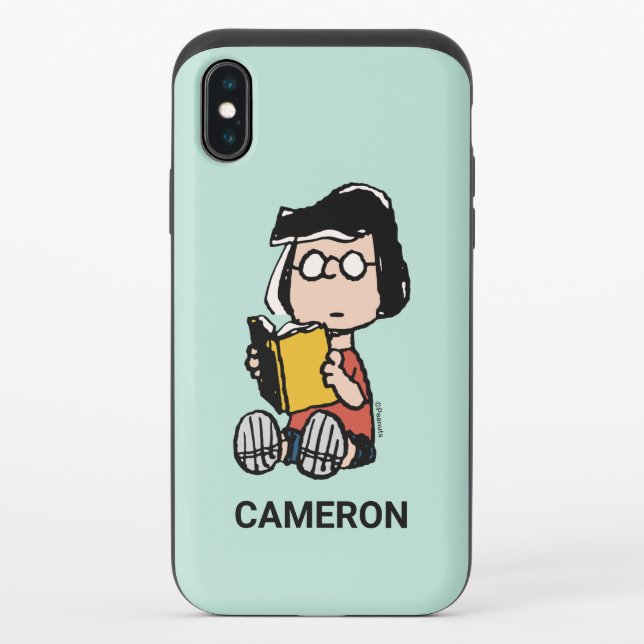 Peanuts | Marcie Reading Uncommon iPhone Case (Back)