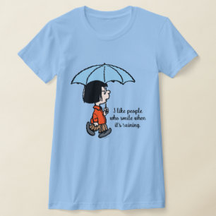 Peanuts Marcie Under the Umbrella T-Shirt