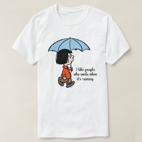 Peanuts  Marcie Under the Umbrella T_Shirt