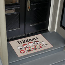 Peanuts | Merry Christmas | Add Your Name Doormat