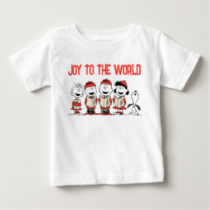 Peanuts   Merry Christmas Holiday Choir Baby T-Shirt