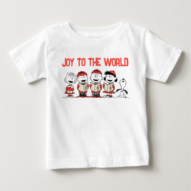 Peanuts | Merry Christmas Holiday Choir Baby T-Shirt (Front)