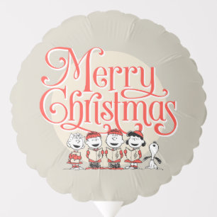 Peanuts Merry Christmas Holiday Choir Balloon