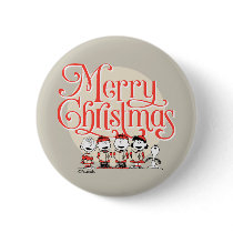 Peanuts | Merry Christmas Holiday Choir Button