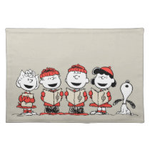 Peanuts | Merry Christmas Holiday Choir Cloth Placemat