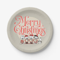 Peanuts | Merry Christmas Holiday Choir Paper Plates