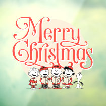 Peanuts | Merry Christmas Holiday Choir Window Cling