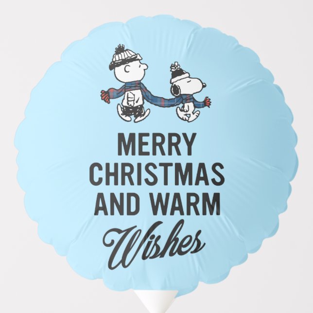 Peanuts | Merry Christmas Snoopy & Charlie Brown Balloon (Front)