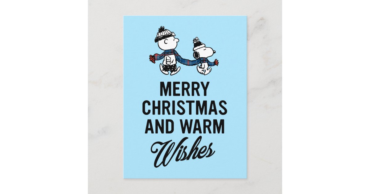 Peanuts, Warm Wishes From Snoopy & Charlie Brown Gift Tags