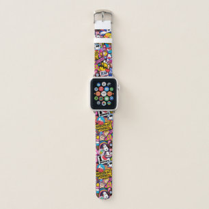 Peanuts Mixtape Patch Pattern Apple Watch Band