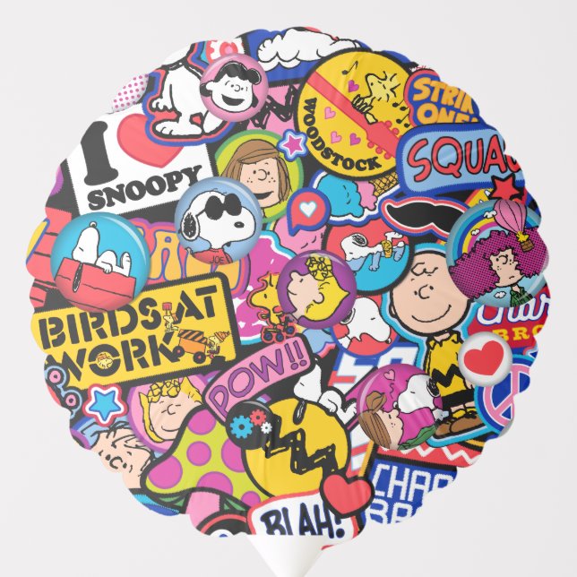 Peanuts | Mixtape Patch Pattern Balloon (Front)