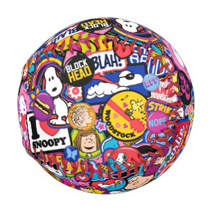 Peanuts Mixtape Patch Pattern Baseball