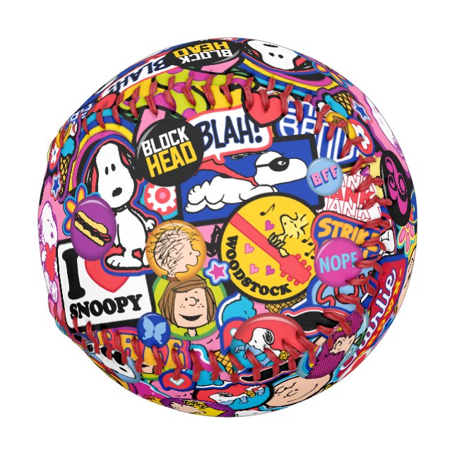 Peanuts | Mixtape Patch Pattern Baseball (Front Right)