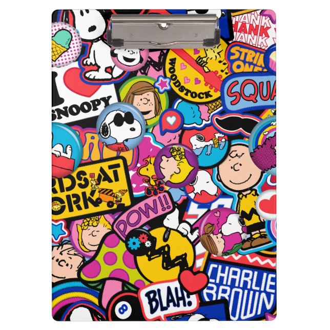 Peanuts | Mixtape Patch Pattern Clipboard (Front)
