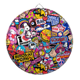 Peanuts   Mixtape Patch Pattern Dart Board