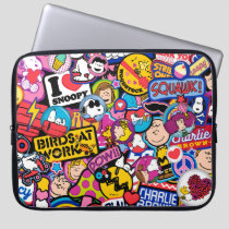 Peanuts | Mixtape Patch Pattern Laptop Sleeve