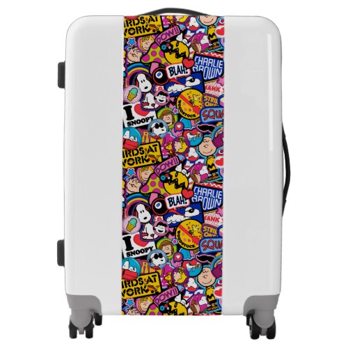 Peanuts  Mixtape Patch Pattern Luggage
