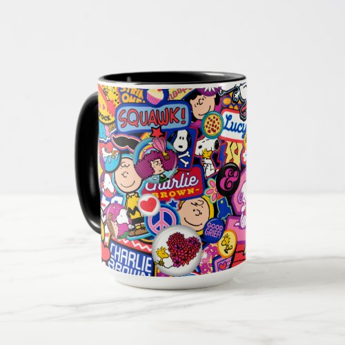 Peanuts  Mixtape Patch Pattern Mug