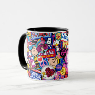 Peanuts Mixtape Patch Pattern Mug
