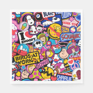 Peanuts | Mixtape Patch Pattern Napkins