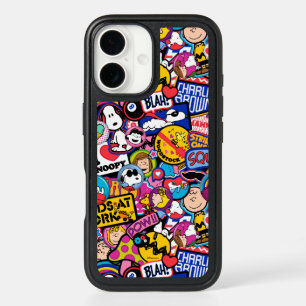 Peanuts   Mixtape Patch Pattern iPhone 16 Case