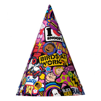 Peanuts | Mixtape Patch Pattern Party Hat