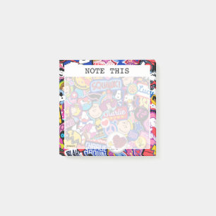 Peanuts Mixtape Patch Pattern Post-it Notes