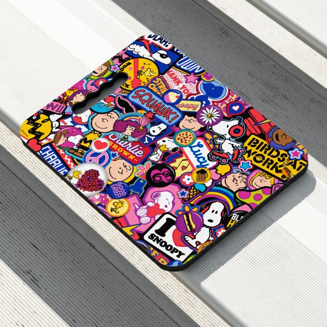 Peanuts | Mixtape Patch Pattern Seat Cushion (In Situ)