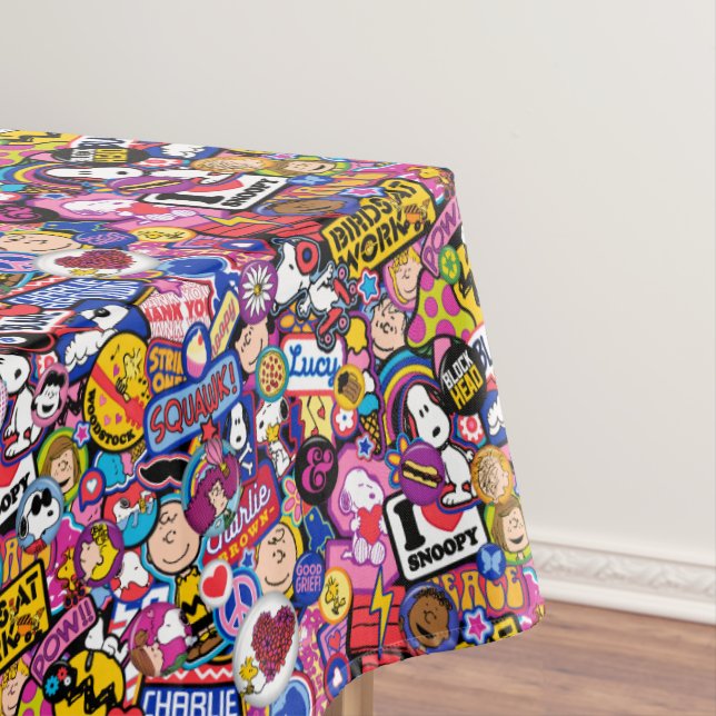 Peanuts | Mixtape Patch Pattern Tablecloth (In Situ)