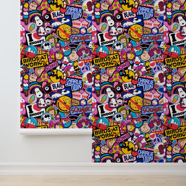 Peanuts | Mixtape Patch Pattern Wallpaper (Application)