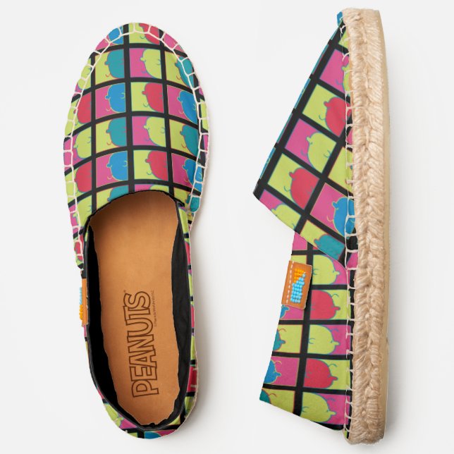 Peanuts | Modern Pop Art Charlie Brown Espadrilles (Side)