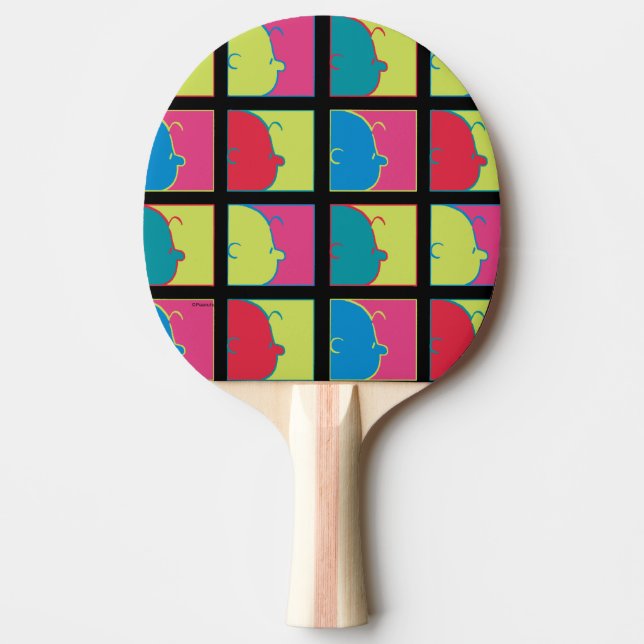 Peanuts | Modern Pop Art Charlie Brown Ping Pong Paddle (Front)