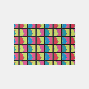 Peanuts Modern Pop Art Charlie Brown Rug