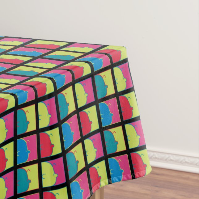 Peanuts | Modern Pop Art Charlie Brown Tablecloth (In Situ)