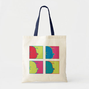 Peanuts Modern Pop Art Charlie Brown Tote Bag