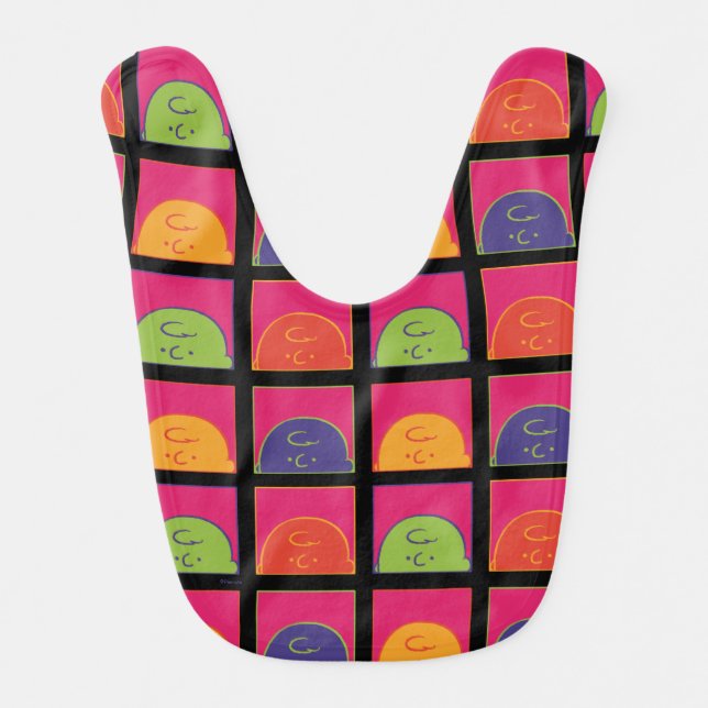 Peanuts | Modern Pop Art It's Charlie Brown Baby Bib (Front)