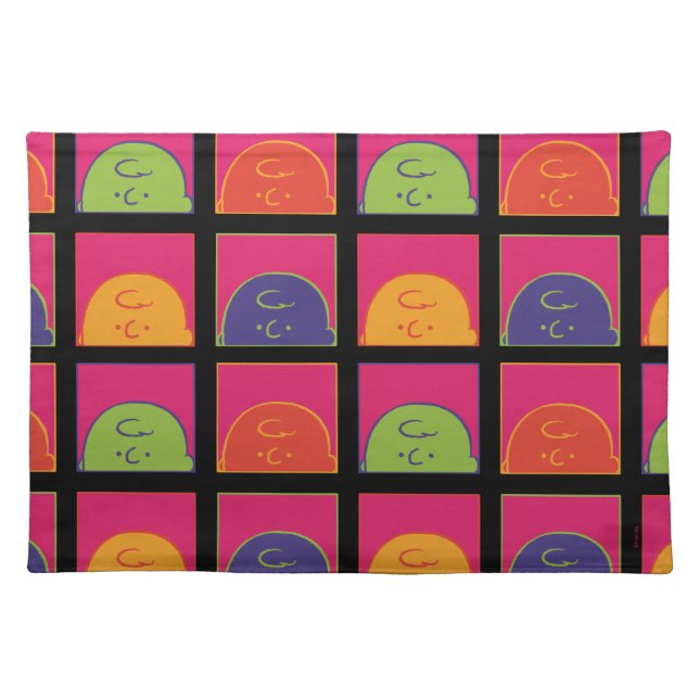 Peanuts | Modern Pop Art It's Charlie Brown Cloth Placemat (Front)