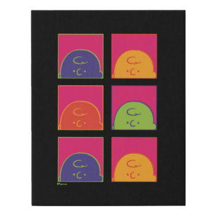 Peanuts Modern Pop Art It's Charlie Brown Faux Canvas Print