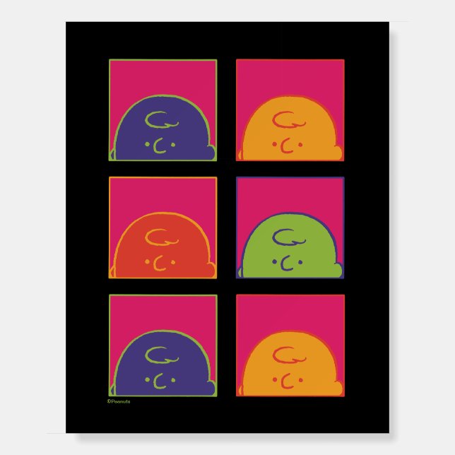 Peanuts | Modern Pop Art It's Charlie Brown Foam Board (Front)