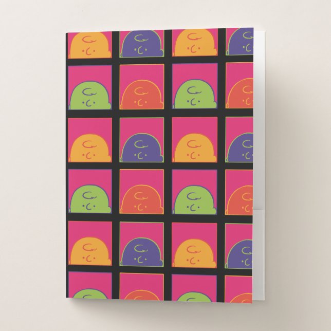 Peanuts | Modern Pop Art It's Charlie Brown Pocket Folder (Front)