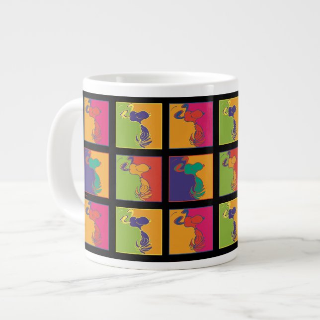 Peanuts | Modern Pop Art Snoopy Giant Coffee Mug (Front Left)
