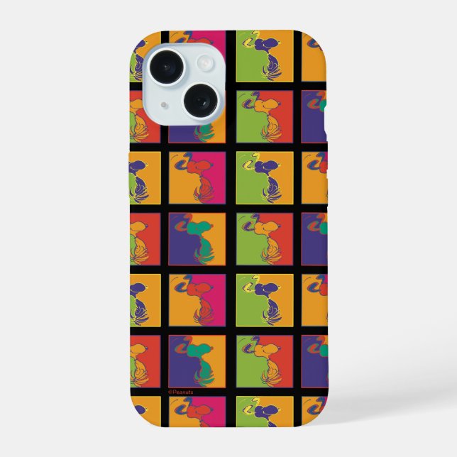 Peanuts | Modern Pop Art Snoopy Iphone Case (Back)